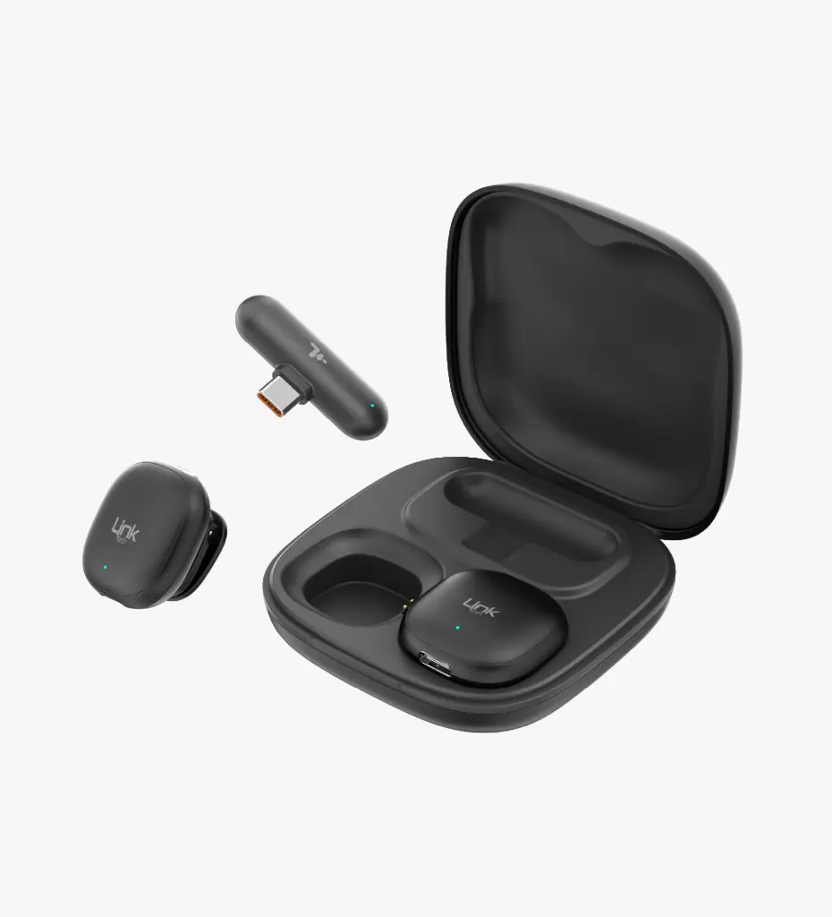 Linktech C63 Yapay Zeka Destekli 2’li Kablosuz Yaka Mikrofonu